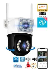 O-KAM-3011 2MP+2MP 4MM WİFİ  IP66 OKAM  Mobil Wi-Fi Kamera